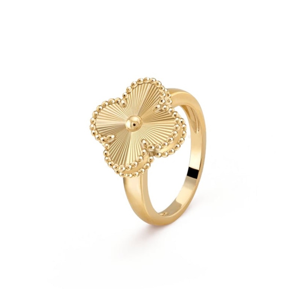 Gold Clover Ring Alhambra Inspired
